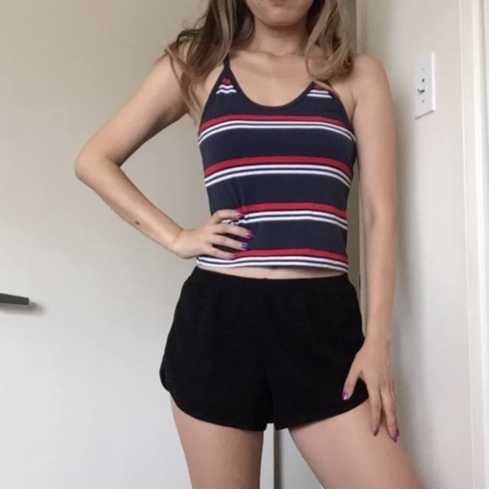Brandy Melville Red White and Blue Tank Top